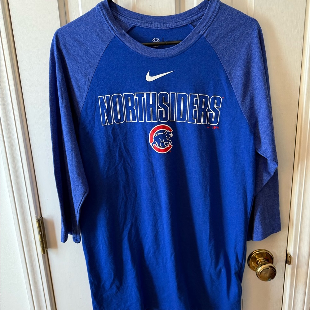 Nike Chicago Cubs Blue Graphic Tee